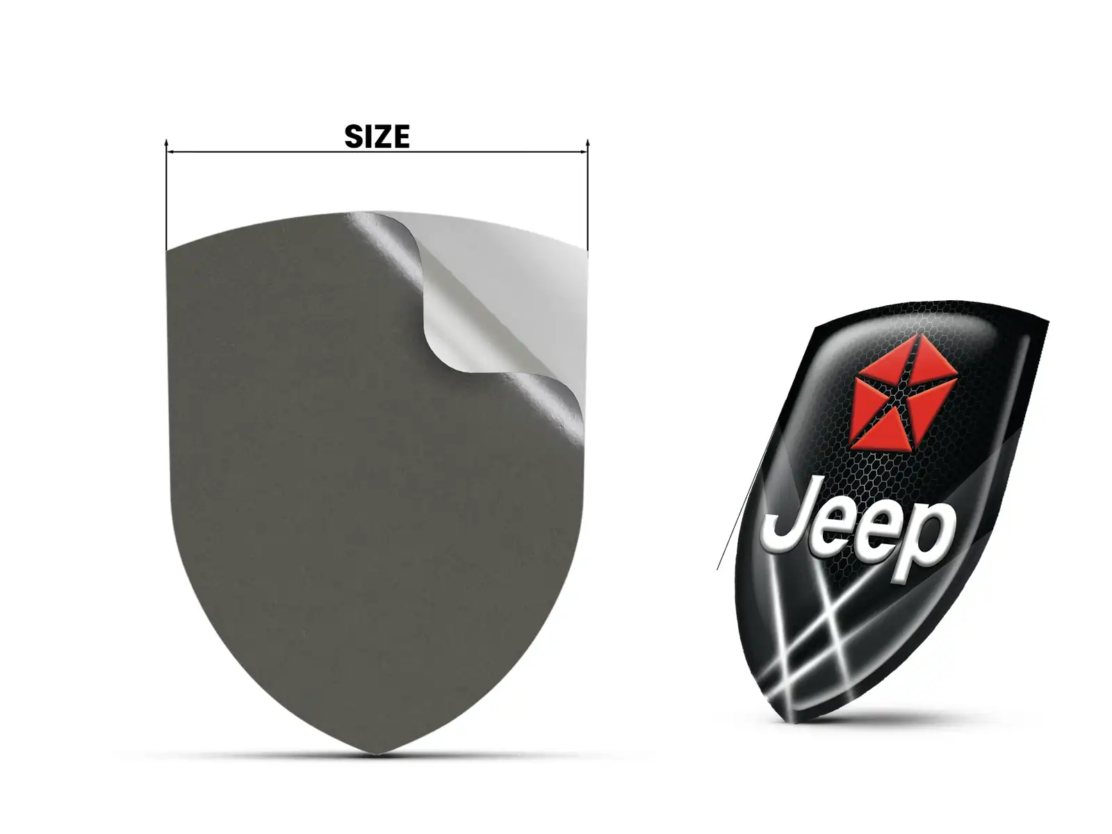 Jeep Etiqueta Autoadhesiva Pro Máximo Diseño Estilo Resistente